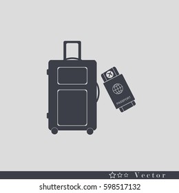 traveling bag icon