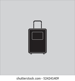 traveling bag vector icon