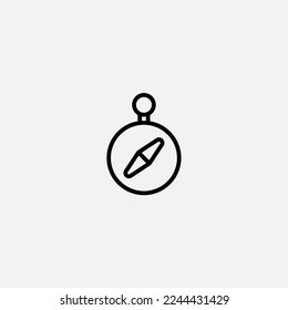 Traveling compass icon sign vector,Symbol, logo illustration for web and mobile