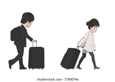 traveling couple