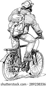 Traveling cyclist