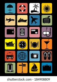 traveling  flat icon