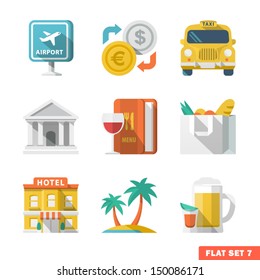 Traveling Flat Icons 1