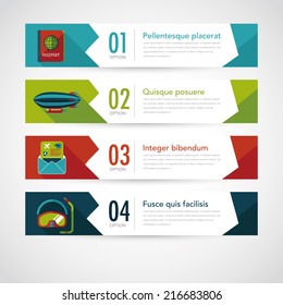 traveling flat template background