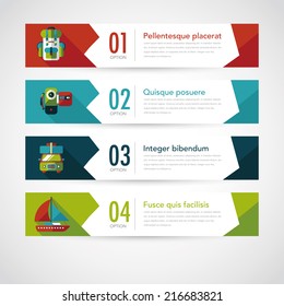 traveling flat template background
