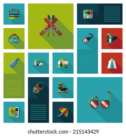 traveling flat ui background,eps10