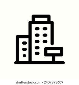 traveling, hotel icon, isolated icon in light background, perfect for website, blog, logo, graphic design, social media, UI, mobile app