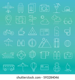 Traveling and icon vector illustration.