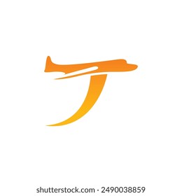 Traveling letter T logo design And Travel Company Logo Design