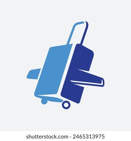 traveling logo abstract symbol vector