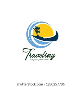 Travel Logo Stock Vector (Royalty Free) 493559290