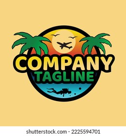 Diseño de logotipo itinerante totalmente personalizable