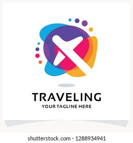 Traveling Logo Design Template Inspiration