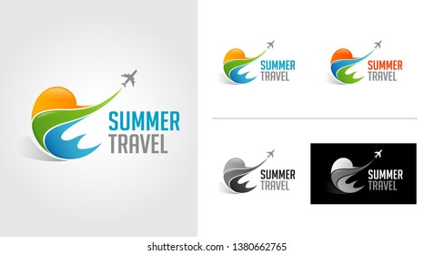 Traveling Logo Template Set