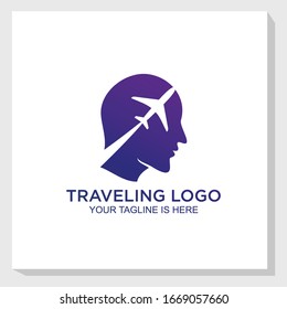 vectores de diseño de plantillas de logotipo de mentalidad itinerante