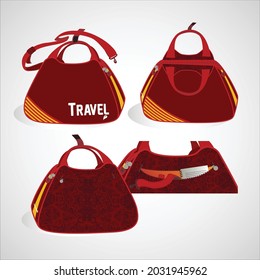 Traveling Sling Bag with complete preview