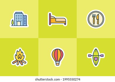 traveling sticker stickers with fill filled color style