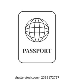 Traveling theme vector art. Cute and simple traveling kit vector icon arts