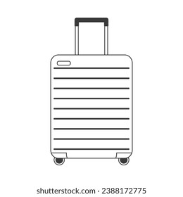 Traveling theme vector art. Cute and simple traveling kit vector icon arts