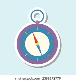 Traveling theme vector art. Cute and simple traveling kit vector icon arts