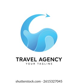 Traveling tour holiday trip summer logo