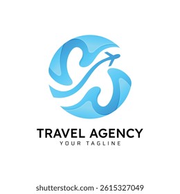 Traveling tour holiday trip summer logo