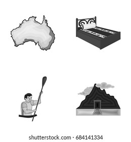 traveling, tourism, Industrial and other monochrome icon in cartoon style, mining, coal, business, . icons in set collection.