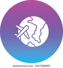 Traveling vector icon. Can be used for printing, mobile and web applications.