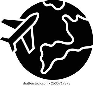Traveling vector icon. Can be used for printing, mobile and web applications.