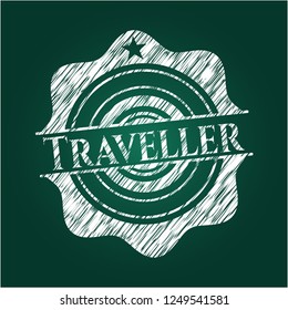 Traveller chalk emblem
