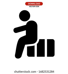 traveller icon or logo isolated sign symbol vector illustration - high quality black style vector icons
