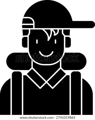 Traveller Line vector Icon Design