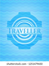 Traveller water badge.