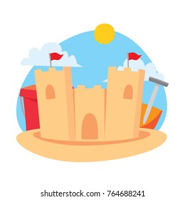 Travelling and adventure icon design series.