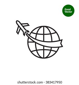 Travelling around world