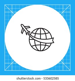Travelling around world