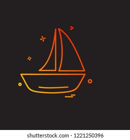 Travelling icon design vector 