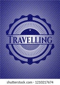 Travelling jean background