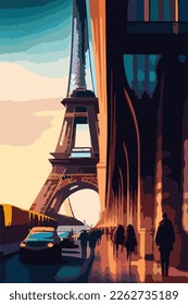 travelling at the paris city