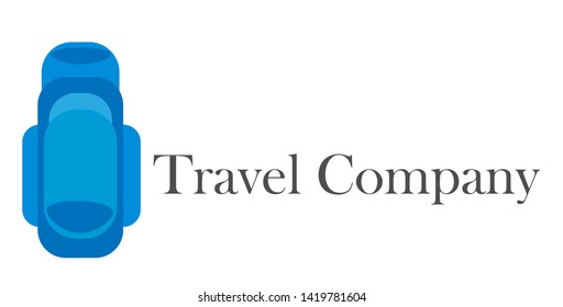 travelling and shopping bag logo design for companies , enterprises and other things like poster, magazine, blog, template, advertisement, book, etc