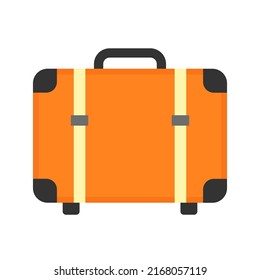 travelling suitcase vector illustration in flat style 