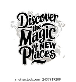 Travelling t-shirt design vector template. Travelling typography. Travelling lettering.