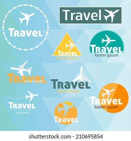 Travel's logo vector set
