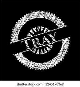 Tray chalk emblem