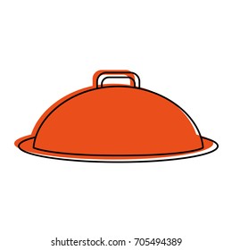 tray or covered platter icon image 