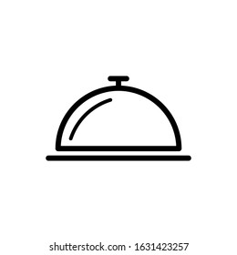 tray of food icon template illustration design
