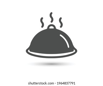 Tray of Food Icon Vector Logo Template Illustration Design. Vector EPS 10.