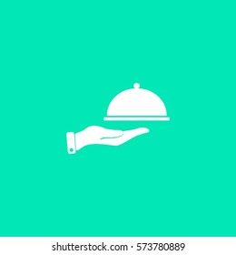  a tray of food  Vector illustration.