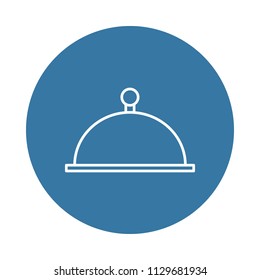 tray icon. Element of hotel icons for mobile concept and web apps. Badge style tray icon can be used for web and mobile apps on white background