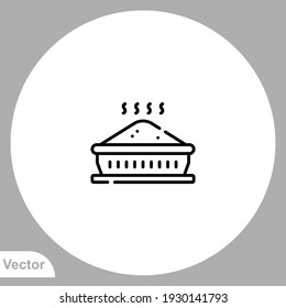 Tray icon sign vector,Symbol, logo illustration for web and mobile
